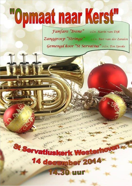 poster kerstconcert 2014